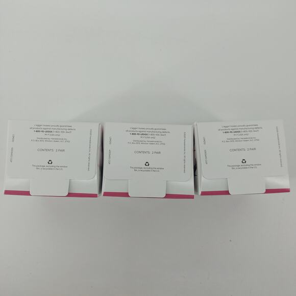 Leggs Jet Black Q Silken Mist Ultra Sheer Legs Control Top 6 Pairs Tights - Picture 6 of 8